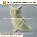 Electroplated Decoration Couple Ceramic Owl Figurine